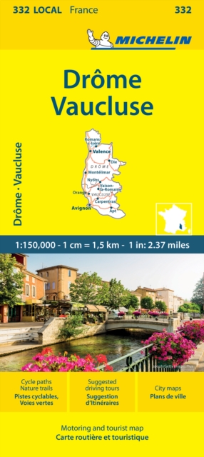 Drome  Vaucluse - Michelin Local Map 332 : Map, Sheet map, folded Book