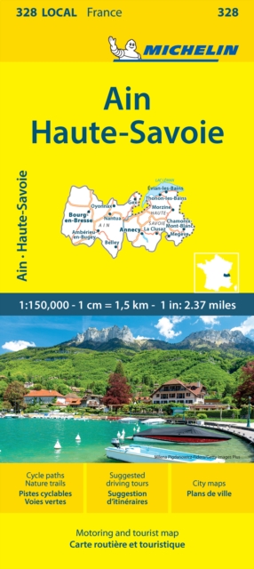 Ain  Haute-Savoie - Michelin Local Map 328 : Map, Sheet map, folded Book