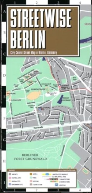 Streetwise Berlin Map - Laminated City Center Street Map of Berlin, Germany, Sheet map, folded Book