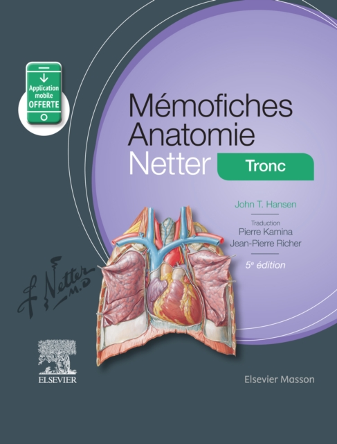 Memofiches Anatomie Netter - Tronc, EPUB eBook