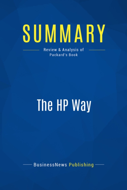 Summary: The HP Way, EPUB eBook