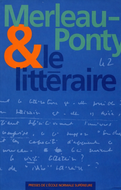 Merleau-Ponty et le litteraire, PDF eBook