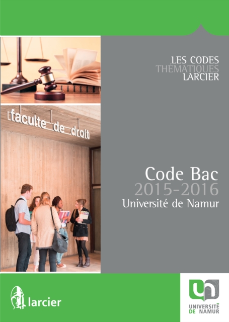 Code Bac pour l'Universite de Namur - 2015 - 2016, EPUB eBook