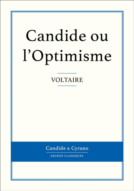 Candide ou l'Optimisme, EPUB eBook