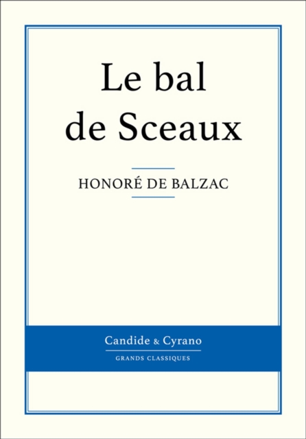 Le bal de Sceaux, EPUB eBook