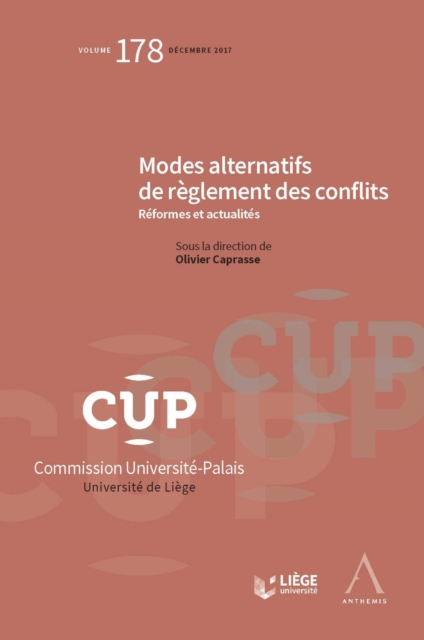 Modes alternatifs de reglement des conflits, EPUB eBook