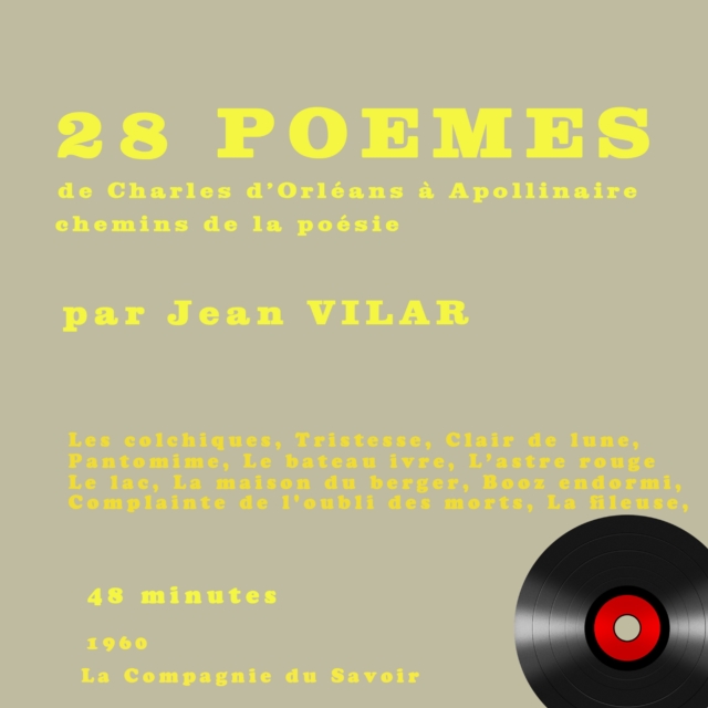 Poesies lues par Jean Vilar, eAudiobook MP3 eaudioBook