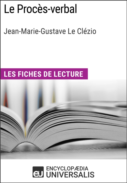Le Proces-verbal de Jean-Marie-Gustave Le Clezio, EPUB eBook