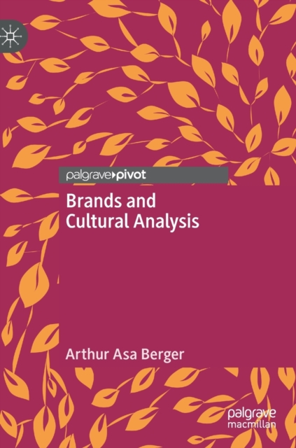 Brands and Cultural Analysis, Hardback Book