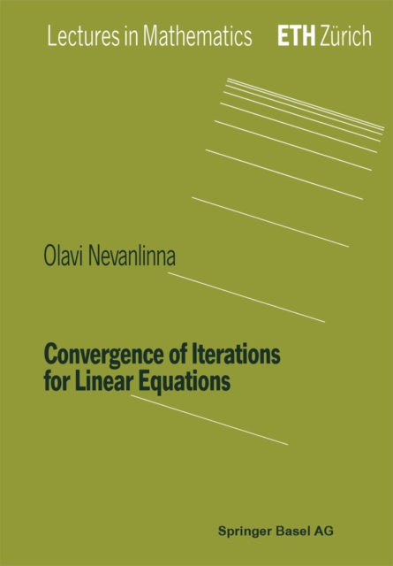 Convergence of Iterations for Linear Equations, PDF eBook