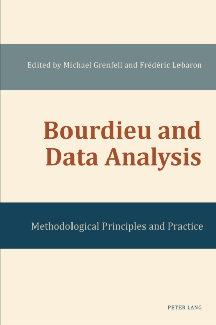 Bourdieu and Data Analysis : Methodological Principles and Practice, EPUB eBook