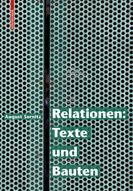 Relationen: Texte und Bauten, PDF eBook
