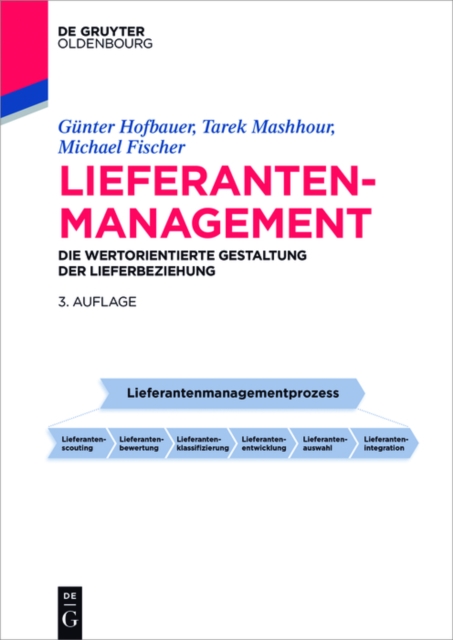 Lieferantenmanagement : Die wertorientierte Gestaltung der Lieferbeziehung, PDF eBook