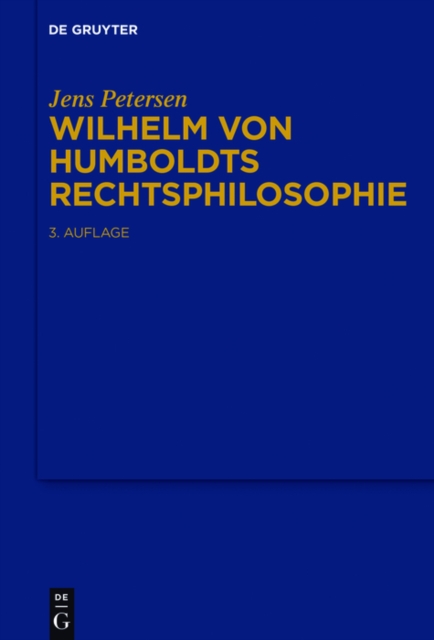 Wilhelm von Humboldts Rechtsphilosophie, EPUB eBook