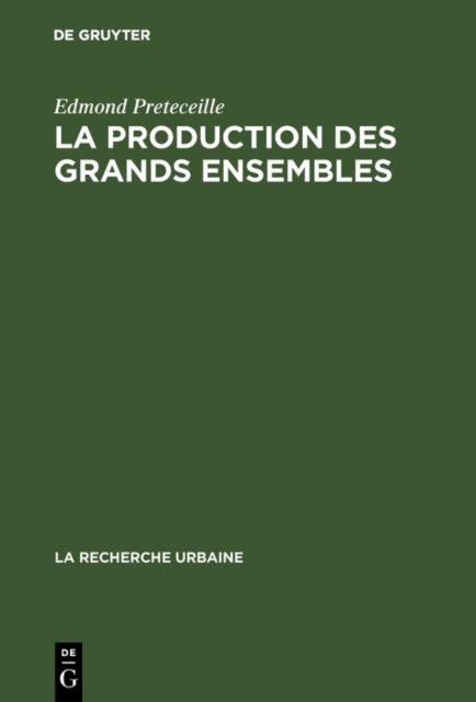 La production des grands ensembles, PDF eBook