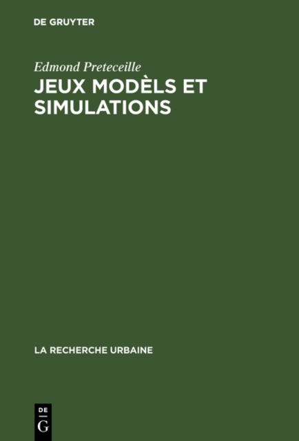 Jeux models et simulations : Critique des jeux urbains, PDF eBook