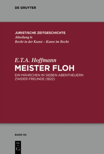 Meister Floh : Ein Mahrchen in sieben Abentheuern zweier Freunde. 1822., PDF eBook