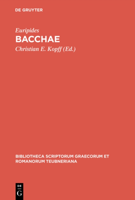 Bacchae, PDF eBook