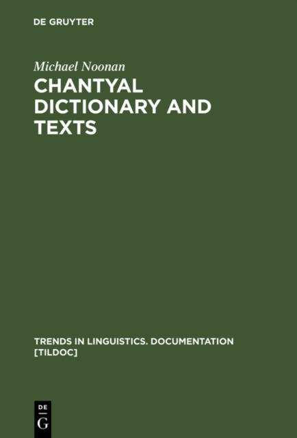 Chantyal Dictionary and Texts, PDF eBook