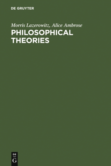 Philosophical Theories, PDF eBook