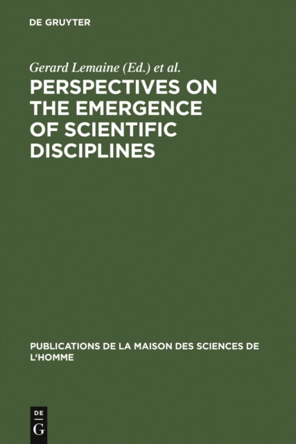 Perspectives on the Emergence of Scientific Disciplines, PDF eBook