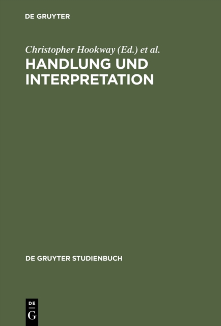 Handlung und Interpretation : Studien zur Philosophie der Sozialwissenschaften, PDF eBook