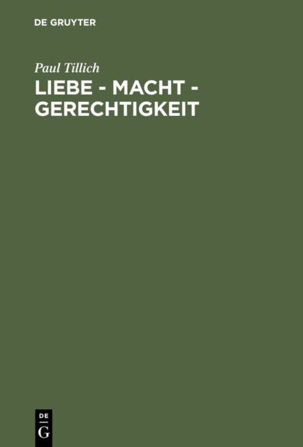Liebe - Macht - Gerechtigkeit, PDF eBook