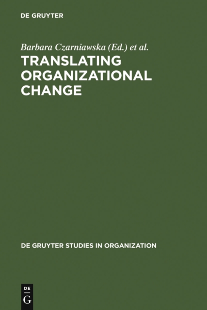 Translating Organizational Change, PDF eBook
