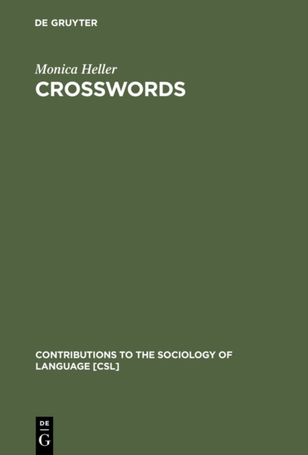 Crosswords : Language, Education and Ethnicity in French Ontario, PDF eBook