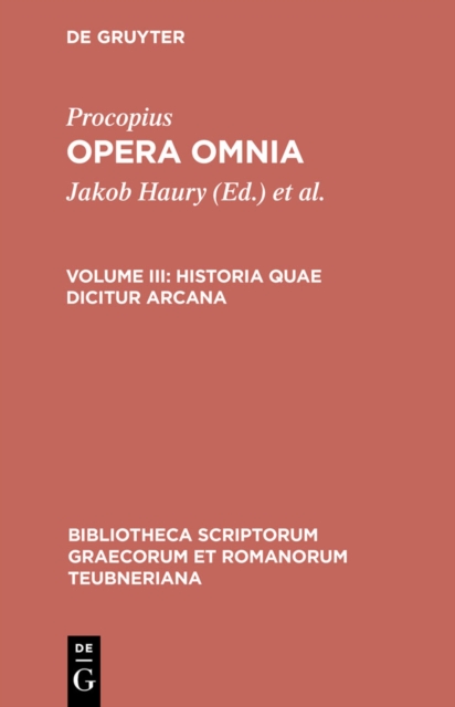 Historia quae dicitur arcana, PDF eBook