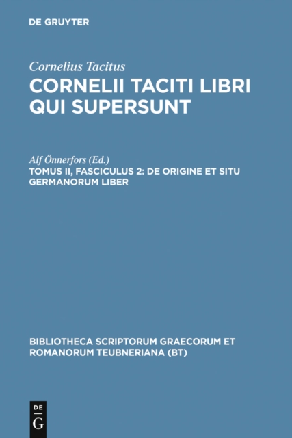 De origine et situ Germanorum liber : [Germania], PDF eBook