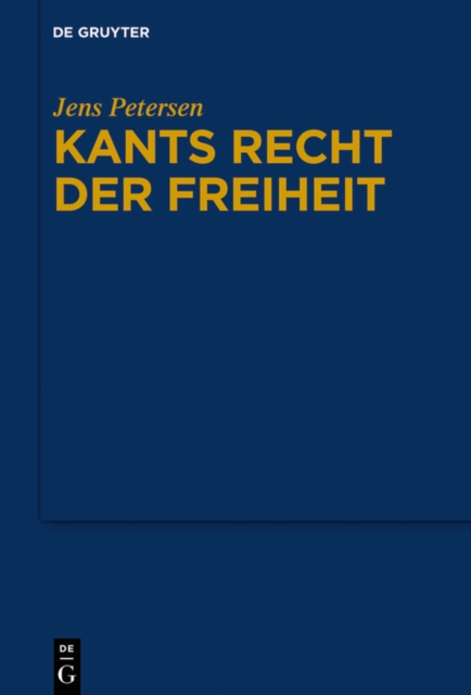 Kants Recht der Freiheit, PDF eBook