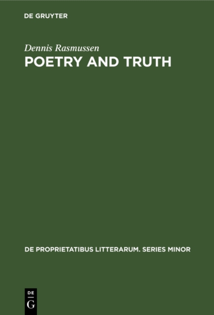 Poetry and truth, PDF eBook