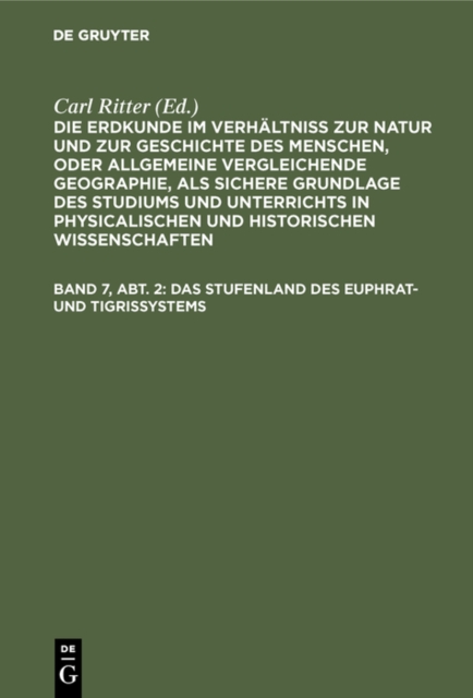 Das Stufenland des Euphrat- und Tigrissystems, PDF eBook