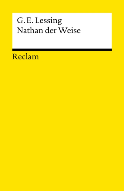 Nathan der Weise : Ein dramatisches Gedicht in funf Aufzugen (Reclams Universal-Bibliothek), EPUB eBook
