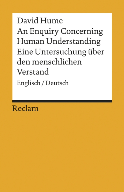 An Enquiry Concerning Human Understanding / Eine Untersuchung uber den menschlichen Verstand : Englisch/Deutsch (Reclams Universal-Bibliothek), EPUB eBook