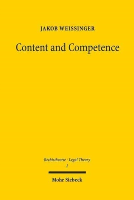 Content and Competence : A Descriptive Approach to the Concept of Rights, Paperback / softback Book