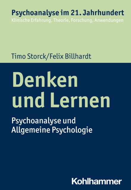 Denken und Lernen : Psychoanalyse und Allgemeine Psychologie, PDF eBook