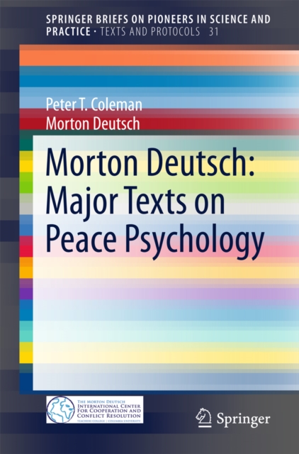 Morton Deutsch: Major Texts on Peace Psychology, PDF eBook