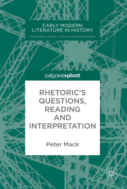 Rhetoric's Questions, Reading and Interpretation, EPUB eBook