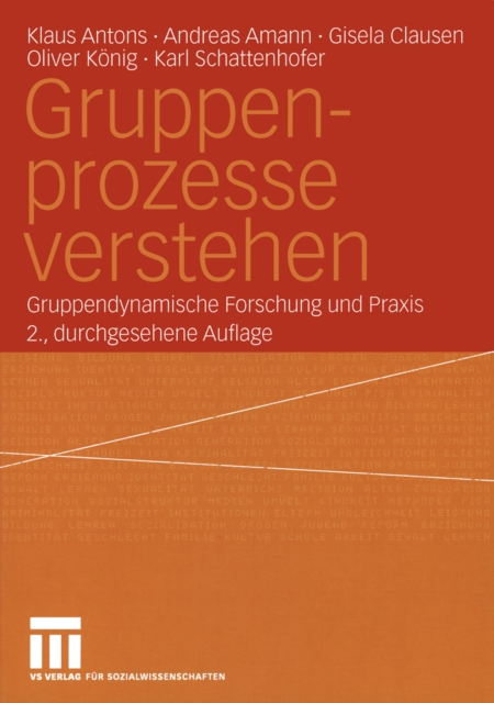 Gruppenprozesse verstehen : Gruppendynamische Forschung und Praxis, PDF eBook