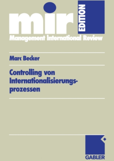 Controlling von Internationalisierungs-prozessen, PDF eBook