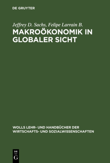 Makrookonomik in globaler Sicht, PDF eBook