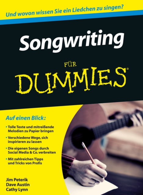 Songwriting fur Dummies, Paperback / softback Book