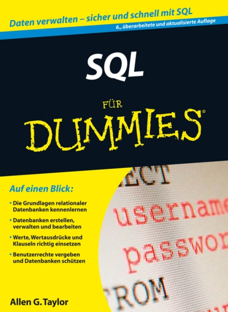SQL Fur Dummies, Paperback Book