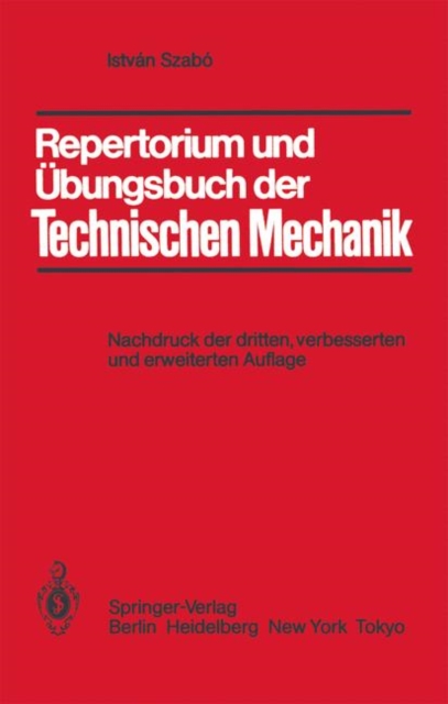 Repertorium und Ubungsbuch der Technischen Mechanik, Paperback Book