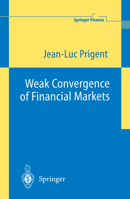 Weak Convergence of Financial Markets, PDF eBook