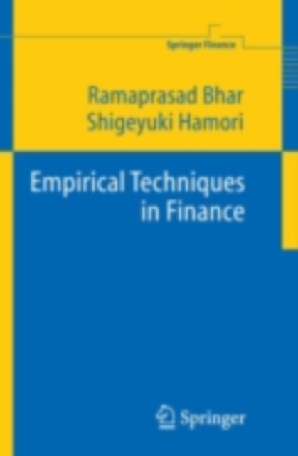 Empirical Techniques in Finance, PDF eBook