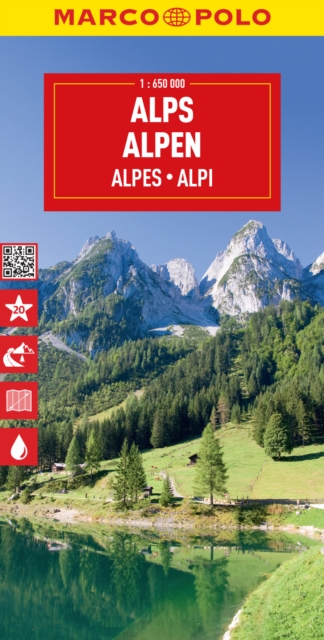 Alps Marco Polo Map, Sheet map, folded Book