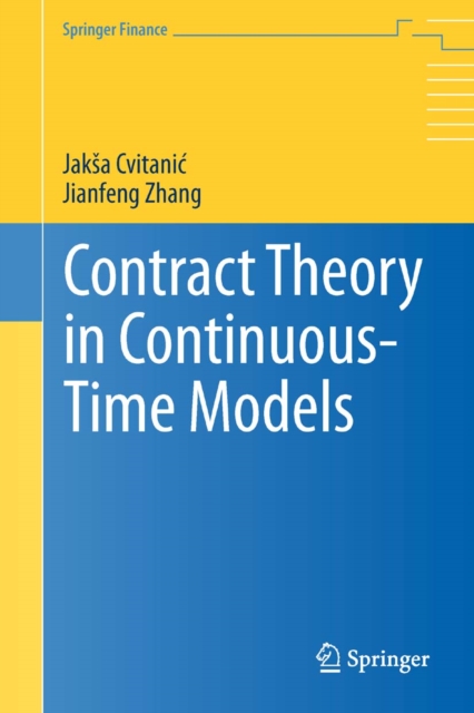 Contract Theory in Continuous-Time Models, PDF eBook